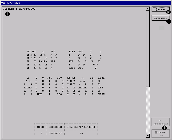 IHM du module de visualisation