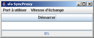 Interface du proxy Série-TCP/IP